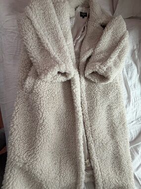 UGG Women's Cream Teddy Sherpa Coat